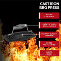 Cast Iron Barbecue Press BBQ Grill Press Meat Press